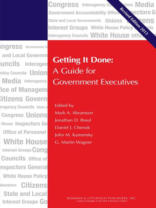 Title details for Getting It Done by Martin G. Wagner - Available